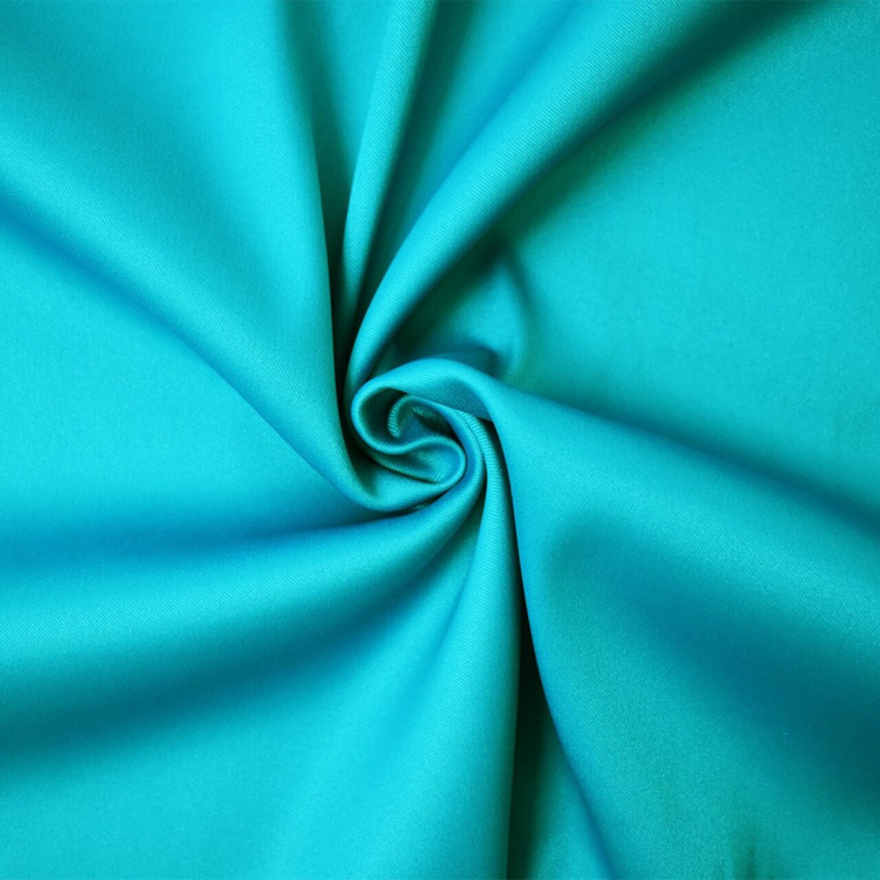 Turquoise Poly Spandex Stretch Solid Stretch Lamour Woven Fabric By the Yard
